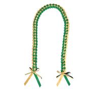 ZYKEJJDDAK Elegante collana a doppio strato con ciondolo a forma di nastro per laurea, SizeApprox.100cm/39.37inches, Poliestere, Nessuna pietra preziosa