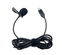 ZYKEJJDDAK Microfono da bavero USB C tipo C Microfono omnidirezionale USB C Microfono audio migliorato per la creazione di contenuti