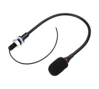ZYKEJJDDAK Microfono flessibile a collo d'oca microfono da conferenza Ø9.7X4.5mm Testa Mic 7.0x410mm Con Cavo da 20cm Per Bus Computer Meeting