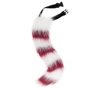 ZYKEJJDDAK Pellicce finte coda di animale volpi cane lupo coda Halloween Cosplay partito costume accessorio regolabile peloso gatti