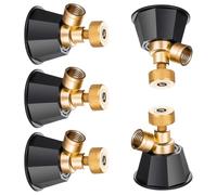 ZYKEJJDDAK Set di 5 ugelli nebulizzatori con testa in ottone, efficienti e ampie gamme di nebulizzazione per spray precisi in agricoltura paesaggistica uso ugello spruzzatore