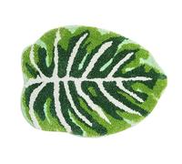 ZYKEJJDDAK Tappetino da bagno creativo nuovo anno tappeto a forma di foglia antiscivolo tappeto tappetino per vari ambienti casa decorazione camera bambini