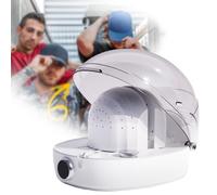 ZyKnaurral Pulitore Automatico per Cappelli, Macchina per La Cura dei Cappelli con Pulizia A Vapore, Asciugatura E Stiratura, Modellatore per Cappelli da Baseball, Berretti E Parrucche