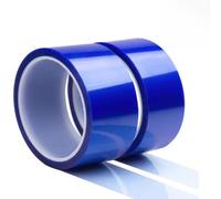 Zykra 2 Rotoli di Nastro Resistente al Calore Senza Residui, 50 mm x 33 m Nastro Termico Blu per Sublimazione, Nastro Kapton, per la Mascheratura, la Saldatura, Schede di Sublimazione e Lsolamento