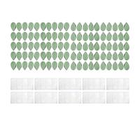 ZYLARUM 100PCS Plant Climbing Clips | Self - Adhesive Hook for Wall Vines/Wires/Cables | Space - Saving Fixing Clips for Home/Garden/Office | Resilient Plastic, No Damage to Plants