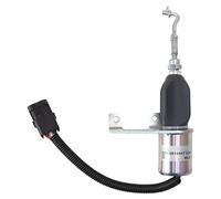 ZYLARUM 12V Fuel Shut off Solenoid Valve 3974947 | Heavy Duty Excavator Mechanism Stop Accessory | Sturdy & Weatherproof Replacement for Construction Equipment