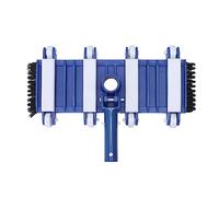 ZYLARUM 14 inch Pool Vacuum Head with Wheels & Brushes | Sturdy ABS for Inground/Above Ground Pools | Cleans Corners/Walls/Slopes | Includes Handle