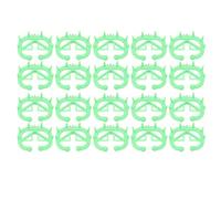 ZYLARUM 20Pcs Calf Weaner Nose Rings | ABS Plastic Sucking Preventer for Dairy/Beef Cattle | Comfortable & Sturdy Livestock Weaning Tool | Includes 20 Nose Rings