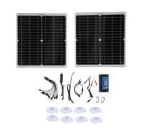 ZYLARUM 20V 25W Flexible Solar Panel Kit 2 Pack | 20A Controller with USB Ports | Portable Solar Replenisher for Cars/RVs/Boats | Battery Maintainer for Outdoor Camping