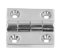 ZYLARUM 316 Stainless Steel Marine Hinge | Protective Boat Hardware for Windshield/Deck/Cabin | Heavy Duty Door & Window Hinge for Ships/Yachts