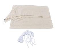 ZYLARUM 3x3m Milky White Shade Canopy | Weatherproof & Heat Reducing Outdoor Sail | Foldable Quadrilateral Sun Shade for Garden/Pool/Patio | Sun Block with 4 Ropes