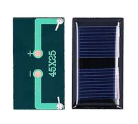 ZYLARUM 4Pcs 1V 0.15W Mini Solar Panel | 18% High Efficiency DIY Charging Module for Science Projects/Home Lighting/Solar Toys | Polysilicon Solar Cell Board 45x25mm