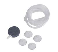 ZYLARUM Aquarium Stone Kit | 2M Hose & 4 Suction Cups | Fish Tank Oxygen Pump Accessories for Aeration/Hydroponics/Ponds
