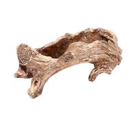 ZYLARUM Artificial Driftwood Planter | Synthetic Succulent Pot with Drainage Hole | Vintage Tree Root Stump Log Planter for Home/Garden/Office Decor | Faux Wood Container for Small