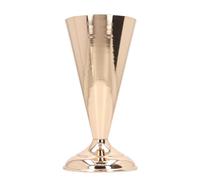 ZYLARUM European Flower Vase - Vintage Golden Iron Table Centerpiece for Wedding/Party/Home Decor | Exquisite Metal Artwork with Simple Assembly | Elegant Table Florist Stand (12x26cm / 4.7x10.2in)