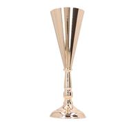 ZYLARUM European Flower Vase - Vintage Golden Iron Table Centerpiece for Wedding/Party/Home Decor | Exquisite Metal Artwork with Simple Assembly | Elegant Table Florist Stand (12x36cm / 4.7x14.2in)