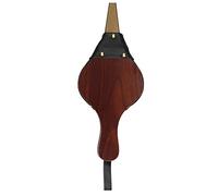 ZYLARUM Fireplace Bellows | Portable Manual Wood Blower for Camping/BBQ/Fireplace | Heat - Tolerant Synthetic Leather & Iron Construction | Rustic Home Decor with Hanging Strap