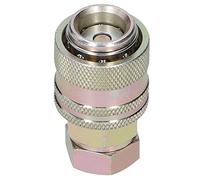 ZYLARUM Hydraulic Testing Adapter Quick Connect | PT/PPT G1 / 8in Female Pressure Measuring Connector | High Pressure Sealing for Test/Hydraulic System | Steel Material, 40℃ to +