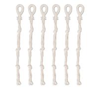 ZYLARUM Macrame Plant Hanger Set of 6 | Woven Cotton Rope for Indoor/Outdoor Plants | Adjustable Hanging Holder for Wall/Ceiling/Porch | Vintage Home Decor Present