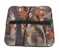 ZYLARUM Outdoor Seat Cushion | Damp Proof & Secure Grip Flannel Pad | Portable Stadium Seat for Camping/Fishing/Photography | Leaf Pattern Design