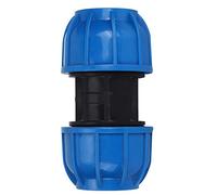 ZYLARUM PE Plastic Water Pipe Connector 63mm | 2X Pressure & 50 Year Lifespan | Straight Fitting for PPR/PE/PVC Pipes | Reduces Electricity Consumption & Avoids Impurity