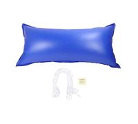 ZYLARUM Pool Cover Pillow for Winter | Cold Enduring Inflatable PVC Ice Equalizer | 3.9 X 7.8ft Sturdy Pool Pillow to Support Cover & Walls | Includes Rope & Adhesive