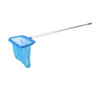 ZYLARUM Pool Skimmer Net with Long Pole | Fine Mesh Leaf Skimmer for Swimming Pools/Hot Tubs/Spas | Adjustable 4.5ft Pole, Sturdy Nylon Mesh & Plastic Frame