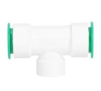 ZYLARUM PPR Pipe Fittings 32mm Tee Connector | 3/4 Female Thread Quick Connect Push - in Fitting for PPR/PE/PVC Pipes | Plumbing & Home Improvement Water Supply Solution