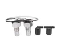 ZYLARUM Pull Up Boat Cleat | 316 Stainless Steel Retractable Dock Cleat for Secure Rope Fixation | Flush Mount Cleat for Yachts/Speedboats/RVs | Highly Polished Marine Hardware