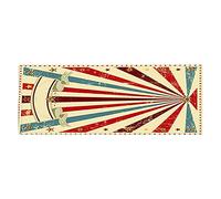 ZYLARUM Slip - Proof Floor Mats for Office Chairs | Super Soft Flannel Absorbs Wetness & Reduces Falls | Machine Washable Bathroom/Kitchen/Living Room Mats | Vintage Style Home Decor (60cm×180cm)