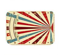 ZYLARUM Slip - Proof Floor Mats for Office Chairs | Super Soft Flannel Absorbs Wetness & Reduces Falls | Machine Washable Bathroom/Kitchen/Living Room Mats | Vintage Style Home Decor (50cm×80cm)