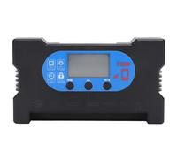 ZYLARUM Solar Current Regulator | Dual USB Type C Quick Charging for 12V 24V Battery | Portable Solar Panel Regulator for Cars/Boats/RVs | Multiple Protection Features (50A)