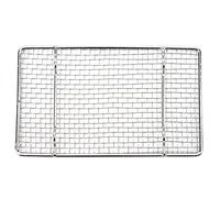 ZYLARUM Stainless Steel Grill Grate | Dishwasher Safe & Tarnish Protected | Oil Separation Design for BBQ/Baking/Frying | 304 Stainless Steel, 7.6 x 4.4 Inches