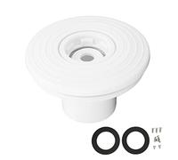 ZYLARUM Ugello a Getto da Piscina da 1006 V | Outlet di Massaggio qualificato per Spa/Vasca idromassaggio/Piscine intermedie | Plastica ABS, Presa da 56 mm, Lunga - duratura