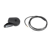 ZYLARUM Universal 59 ' ' Throttle Control Switch Kit for Lawn Mowers | Replacement Throttle Cable with Lever | Sturdy Plastic for Hand Push Lawnmowers/Garden Tractors (Black)