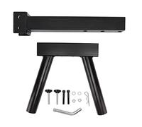 ZYLARUM Universal Flag Pole Holder Bracket | Robust Steel Mount for Truck/off - Road Vehicle/SUV/RV | 2 inch Trailer Hitch Receiver | Protected & Easy Install (Double Tube)