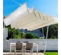 ZYLDDS Copertura Ombreggiante a Forma di U,Vela d'Ombra Del'Onda,Pergola Sostituzione Copertura Dell'ombra con Kit di Montaggio,Facile da Installare for Copertura Pergola Tettoia,1.2 * 20m