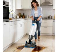 ZYLDDS Macchina lavasciuga Pavimenti Commerciale, Mini Macchina per Pavimenti, Larghezza di Pulizia di 43 cm, Copertura di 12000 Piedi Quadrati/Ora e velocità di 240 Giri/min per Grandi Aree White