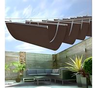 ZYLDDS Voile d'ombrage Retrattile - Filet d'ombrage - Protection Solaire - 85% Tasso di Ombreggiatura,Telo Ombreggiante pour Jardin, Serre, Patio, terrasse et Camping,1.8 * 14m