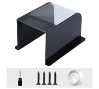 ZYLEDW Copri Citofono Campanello da Esterno,Scatola Antipioggia Trasparente,Copri Citofono Campanello da Esterno in Metallo Impermeabile per Fotocamera, Pulsante E Campanello della Porta (N145)