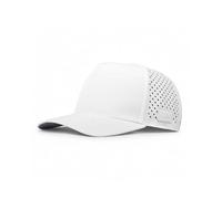 Zylioo Oversize XXL XL Performance Baseball Cap High Profile 5-Panel Snapback Hat Laser Cut Mesh Cap per Big Heads, bianco, M/L