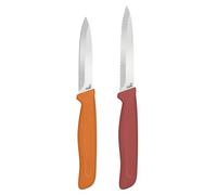 Zyliss Classico Coltelli da Cucina (2 Pezzi), Coltello Spelucchino, Set di Coltelli da Cucina Professionali, Lame Lisce e Seghettate, Acciaio Inossidabile, Lame Affilate, Lavabile in Lavastoviglie