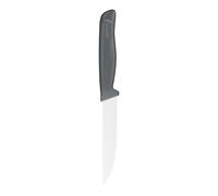 zyliss Coltello da Bistecca, Lama Seghettata in Acciaio Inossidabile Tedesco da 11 cm o 4.3 Pollici con Manico Antiscivolo in Paglia di Frumento, da Cucina o da Verdura, da Pizza