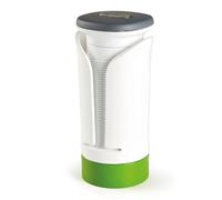 Zyliss E900025 Spiralizzatore di Verdure Manuale, Plastica, Bianco, Grigio, Verde, Tagliaverdure a Spirale per Cetriolo, Zucchine, Carote, Patate e Verdure, Lavabile in Lavastoviglie