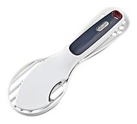 Zyliss E910050 4 in 1 Strumento Taglia Avocado, Plastica, Acciaio Inossidabile, Bianco, Grigio, Affetta Frutta, Utensile Multifunzionale, Snocciolatore, Pela, Lavabile in Lavastoviglie