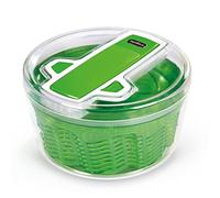 Zyliss E940013 Swift Dry Centrifuga Per Insalata, Grande, Plastica, Verde, Insalatiera con Coperchio, Scolaverdure, Lavabile in Lavastoviglie