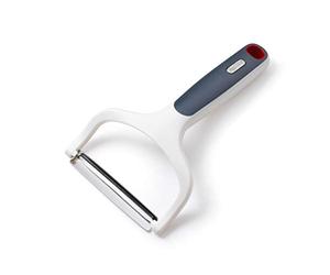 Zyliss E950035 Smooth Glide Pelapatate Larga, Plastica, Acciaio Inossidabile, Bianco, Grigio, Pela Verdure Larga a Forma di Y a Lama Dritta, Lavabile in Lavastoviglie