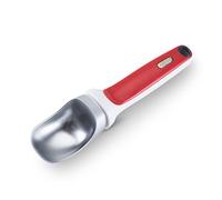 Zyliss E980128 Paletta Gelato, Alluminio, Plastica, Rosso, Bianco, Cucchiaio per Gelato, Sorbetto, Yogurt Gelato e Dolci, Lavabile in Lavastoviglie