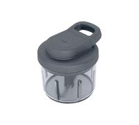 Zyliss Easy Pull Tritatutto Manuale, 800 ml, 3 lame in acciaio inox, frullatore per cipolle tritare, tagliare, purea, frullatore di verdure, carni, noci facilmente, grigio