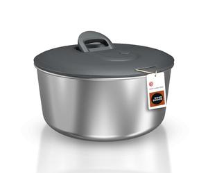 Zyliss Easy Spin Centrifuga per Insalata in Acciaio Inossidabile Grande 6L | Tecnologia AquaVent™, Cordicella e Pulsante d'Arresto, Scarico, Base Antiscivolo, Senza BPA, Asciuga Insalata Centrifuga